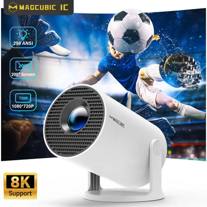 CineCast™ HY300 PRO Smart Projector – 4K Ready. WiFi 6 Fast. Theater Anywhere